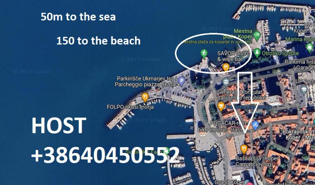 Appartement Koper Step To The Sea Extérieur photo